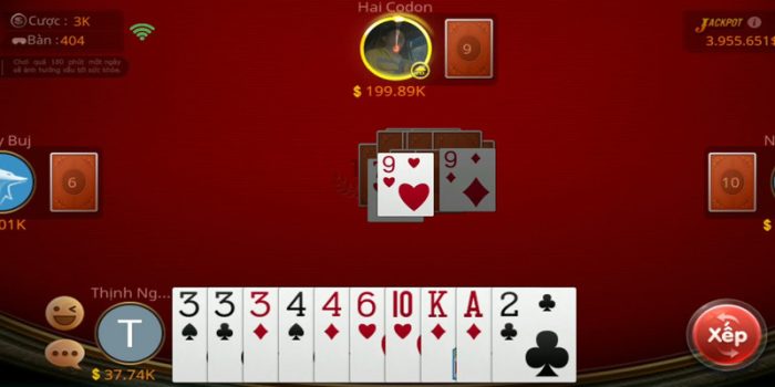Game đánh bài Tiến Lên với phong cách chuẩn sòng Casino 